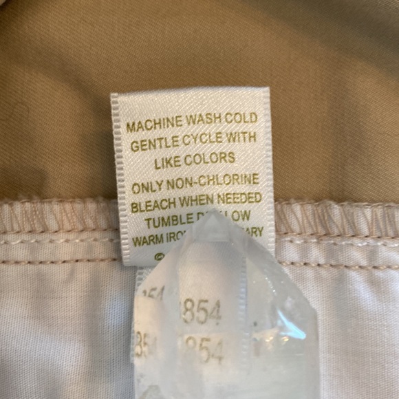 Garnet Hill Lightweight Cotton Khaki Shorts - Picture 6 of 7